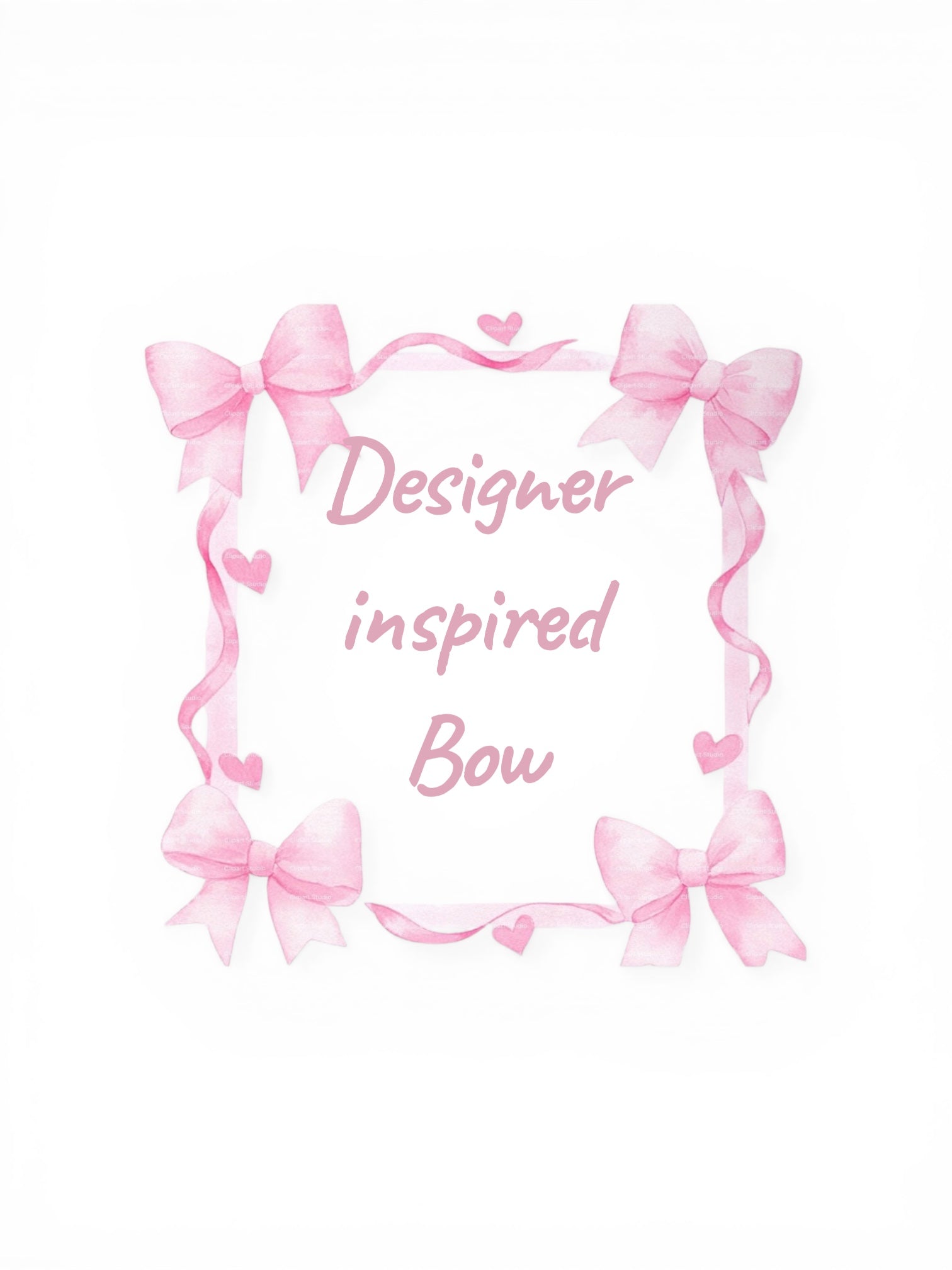 designer inspired bows