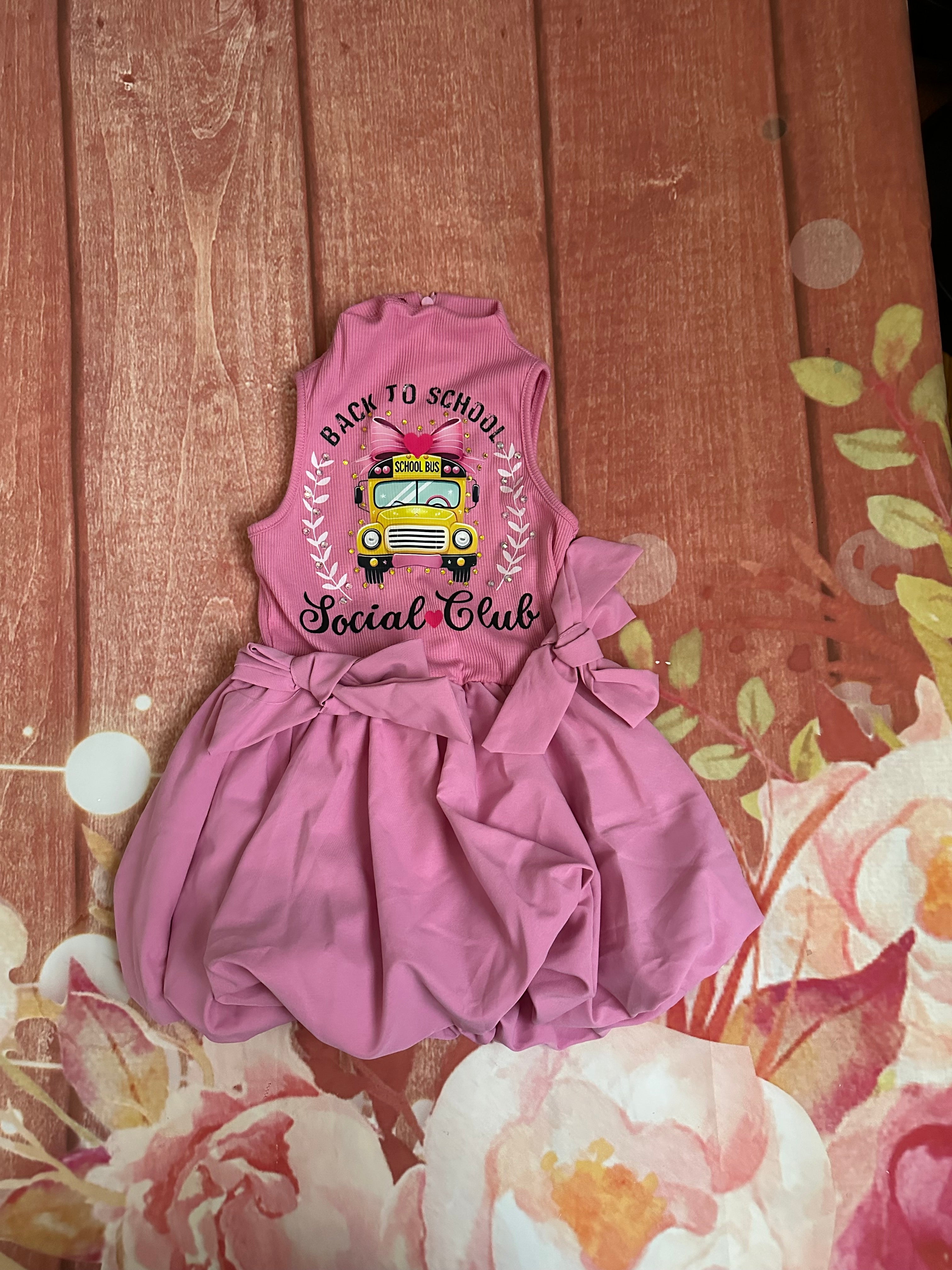 3/4y back to school dress