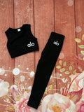 4y alo legging set