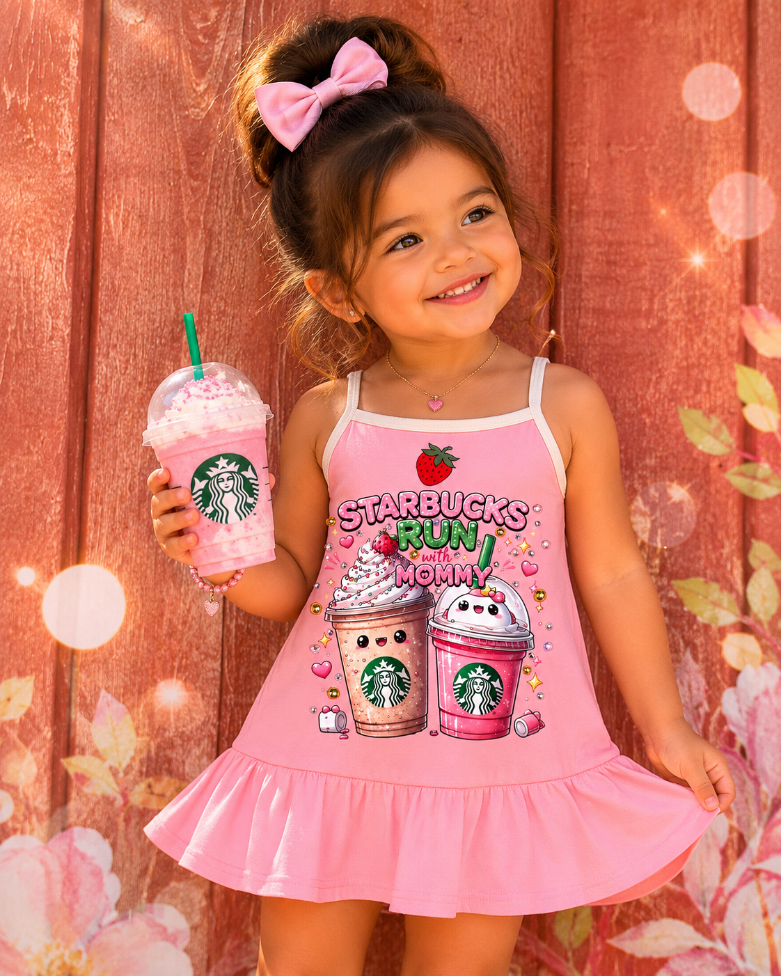 18/24 summer dress Starbucks run