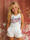 Pre order USA shorts set