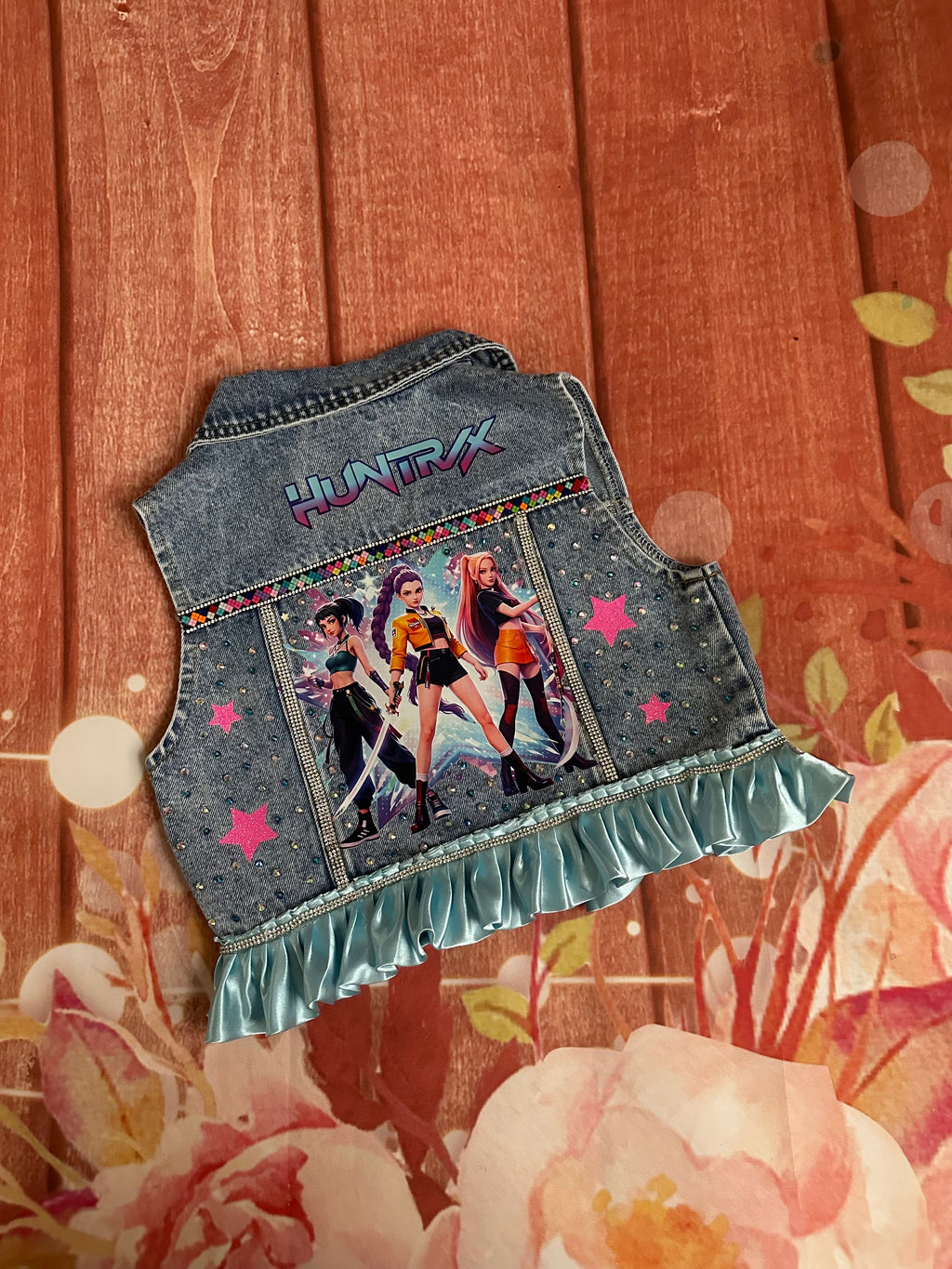 4/5 k pop demon hunter denim vest