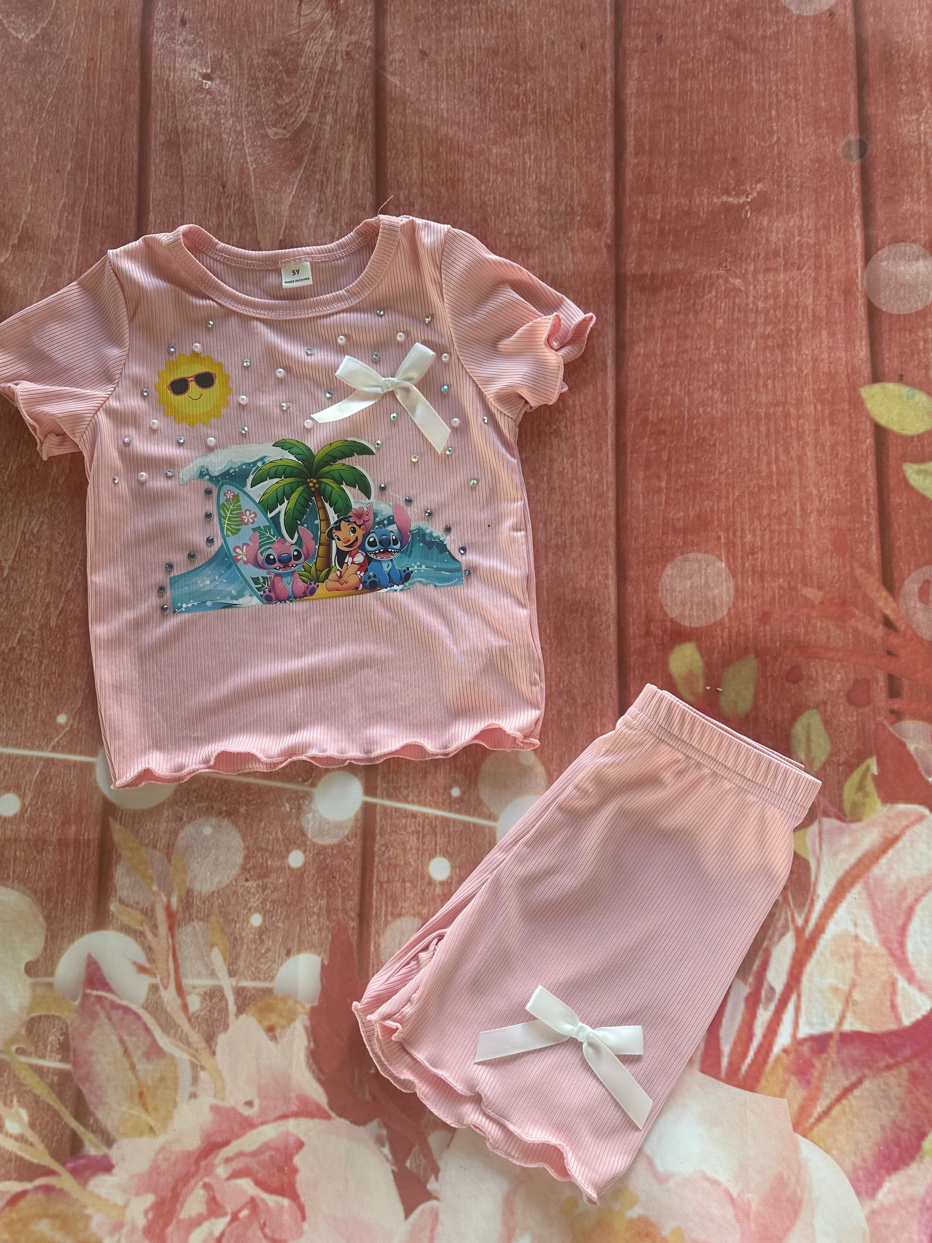 5y stitch short set