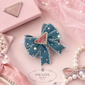 Denim inspired piggy clip