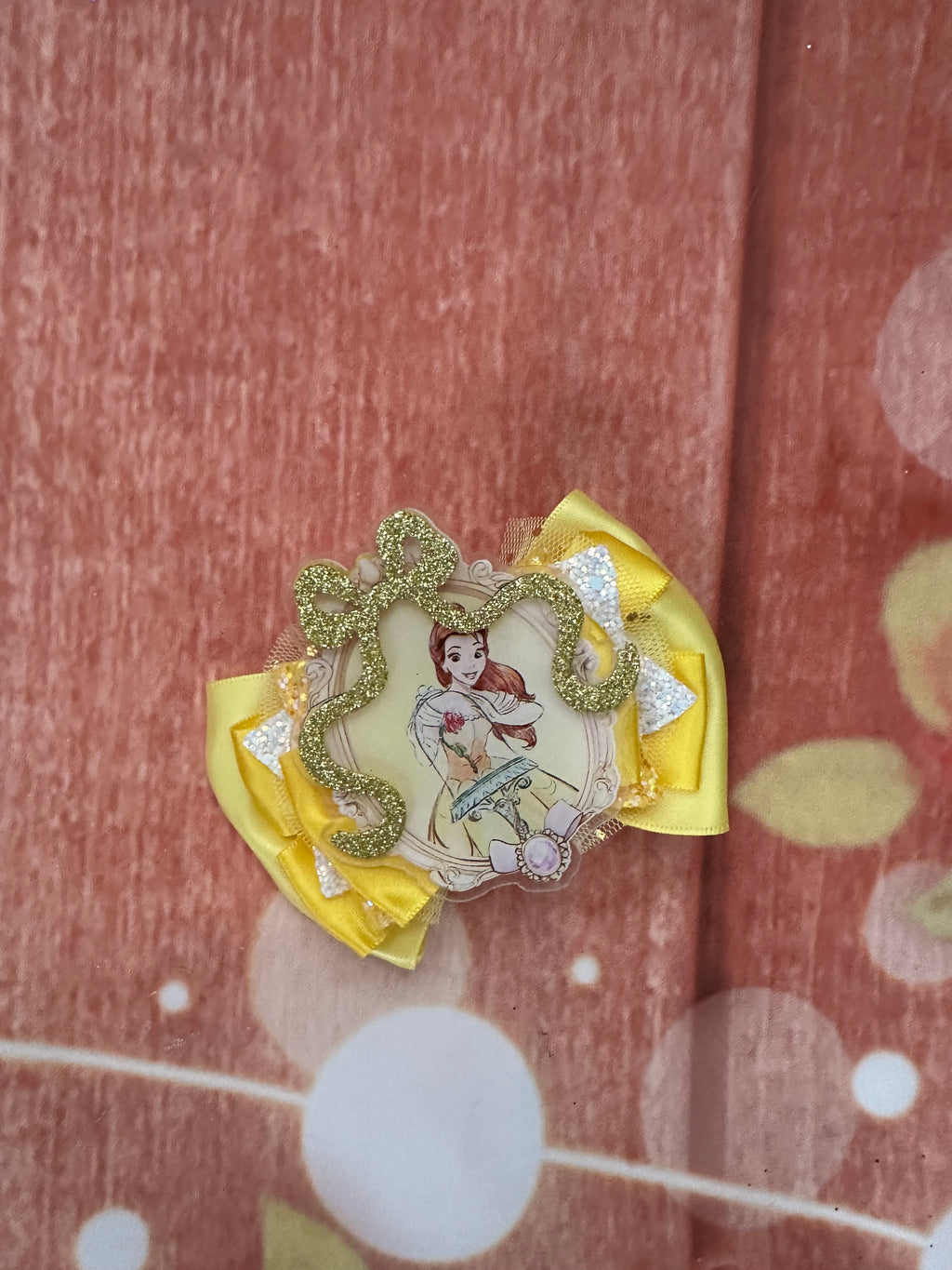Princess belle piggy clip