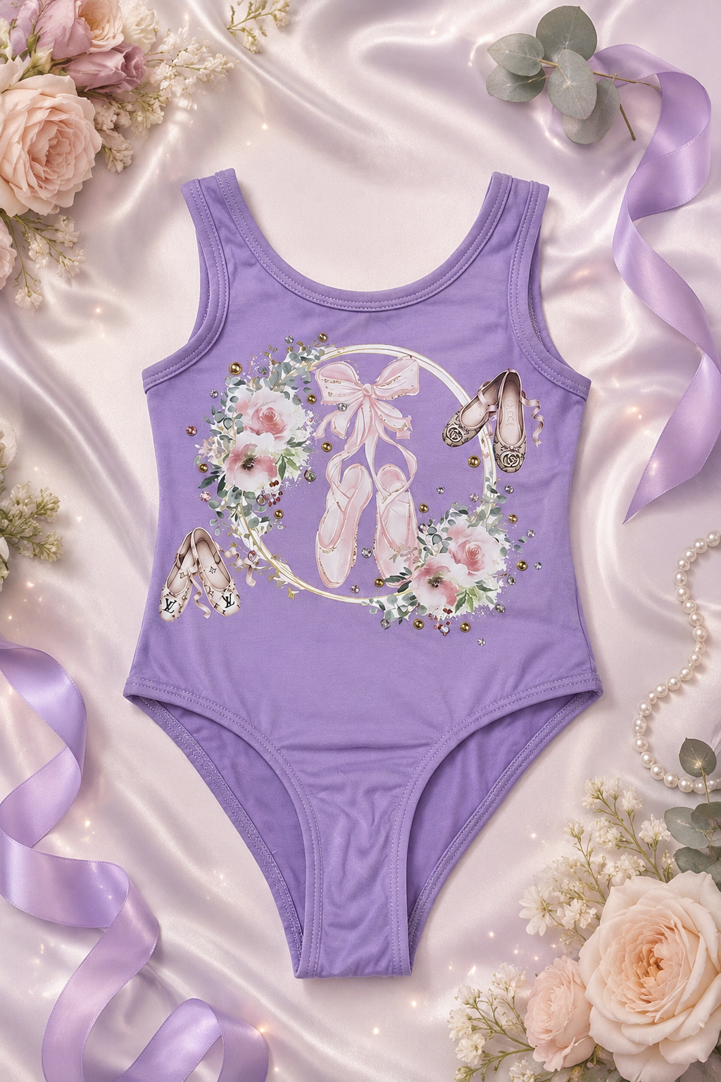 2/4 ballet leotard