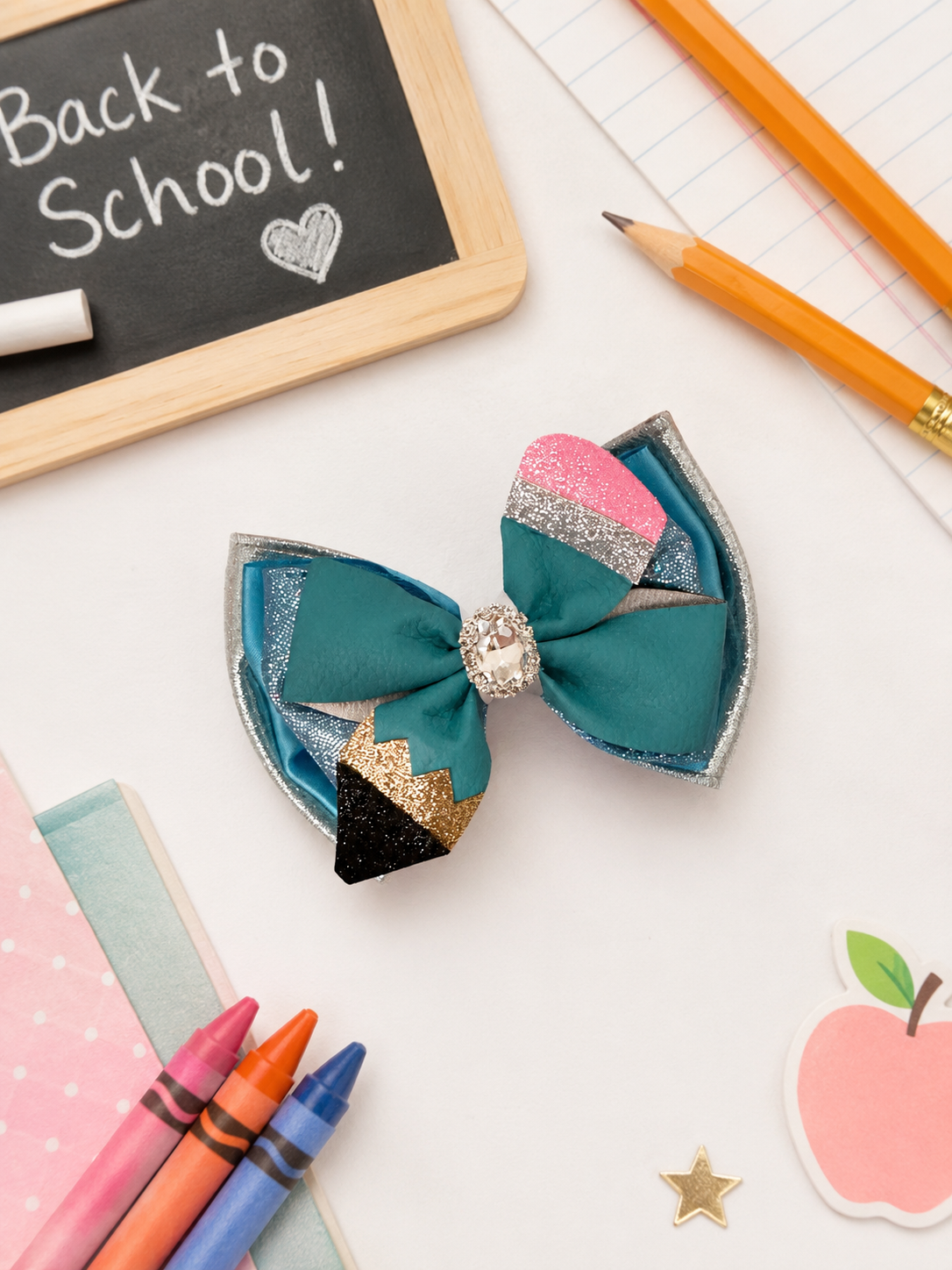 Back to school piggy clip