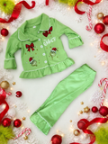 9/12m grinch pj set