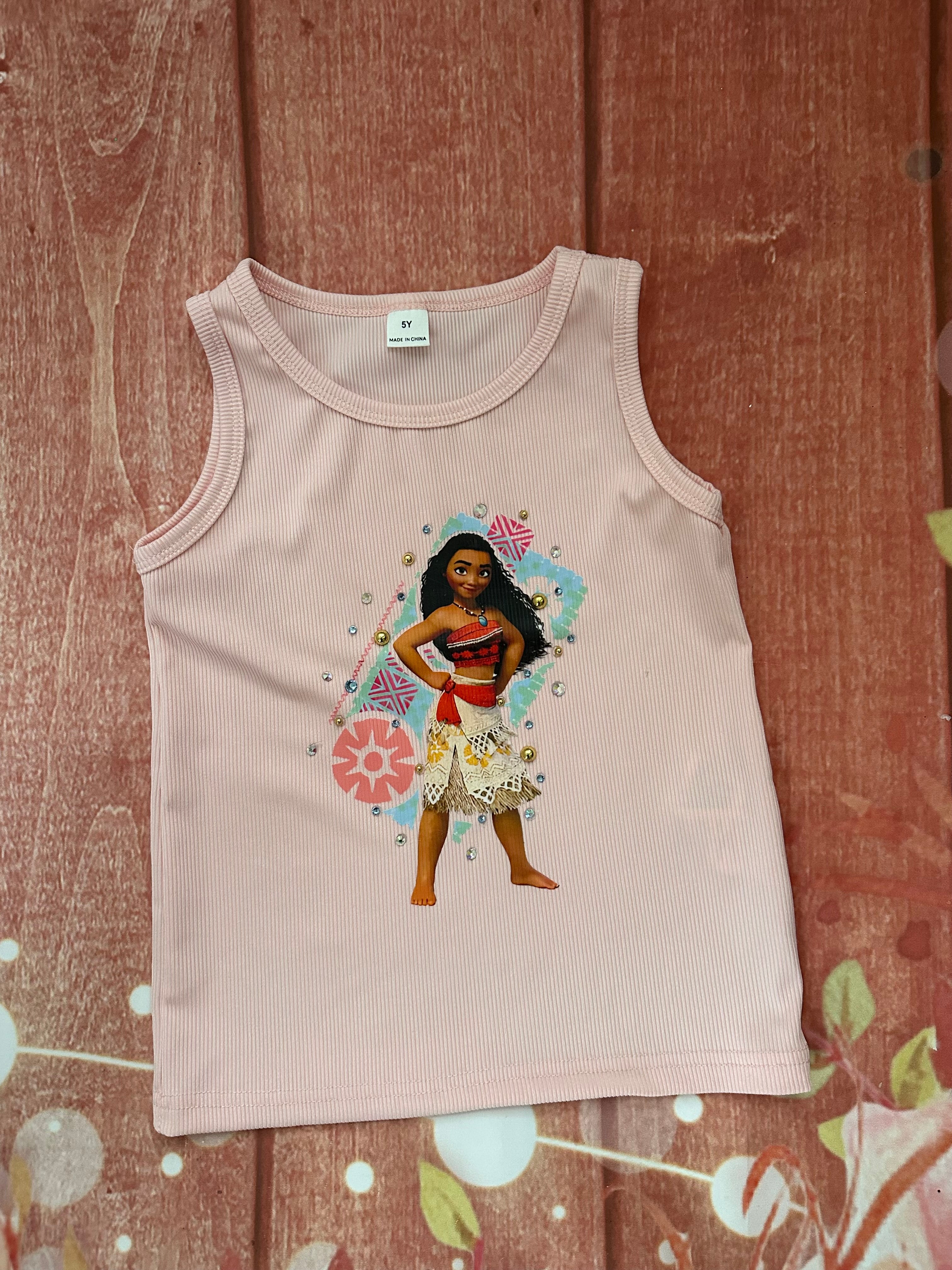 5y Moana tank top
