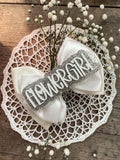 4 inchflower girl hair bow