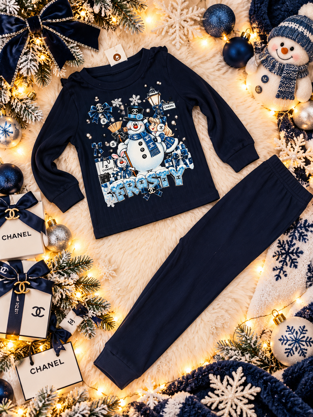 2t frosty the snowman lounge set