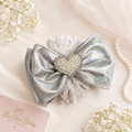 Holographic hair bow