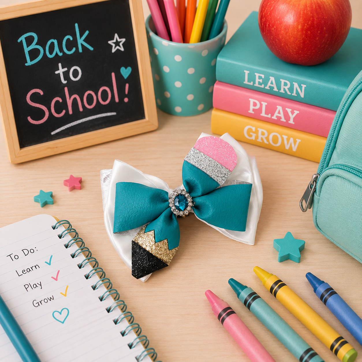 Back to school piggy clip