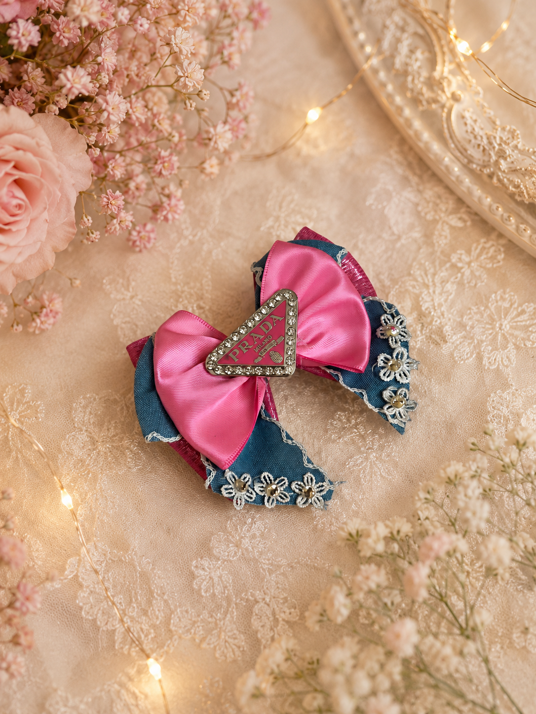 Prada piggy clip