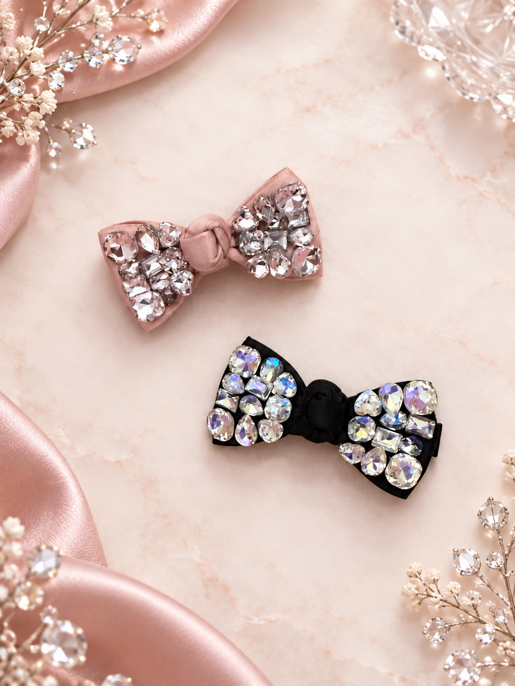 Ultra mini black hair clip
