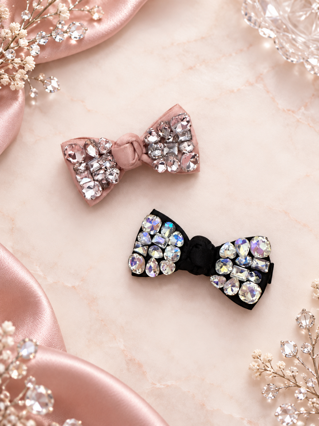 Ultra mini black hair clip