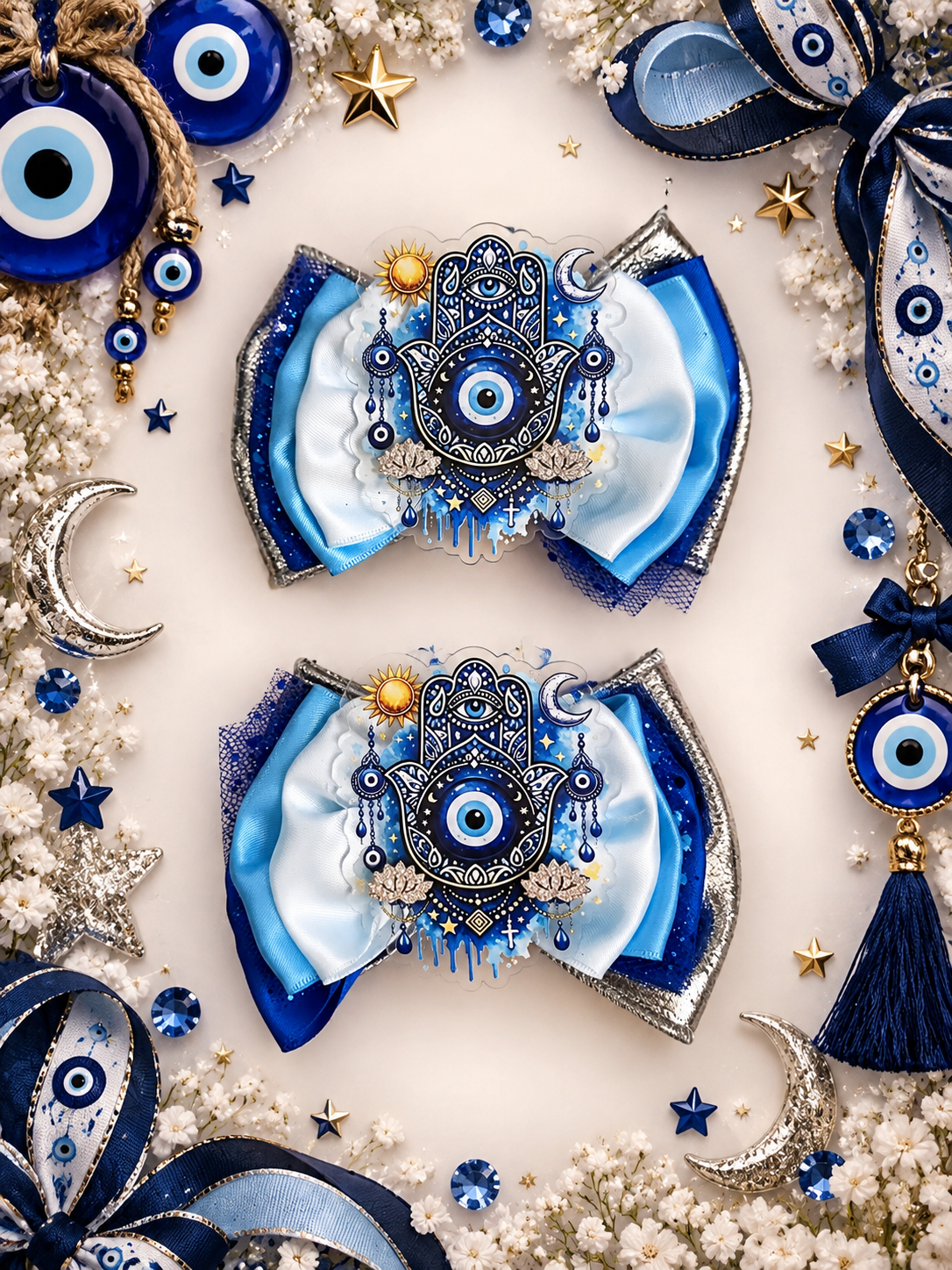Evil eye xl piggy bow