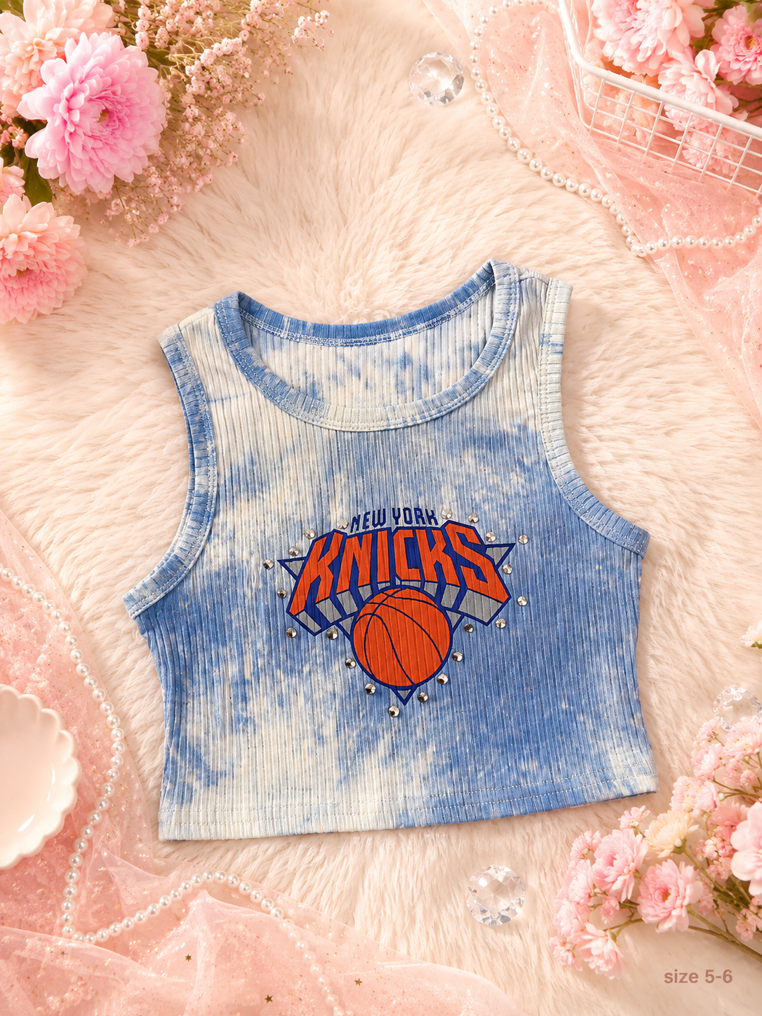 6/7 Knicks cropped tank