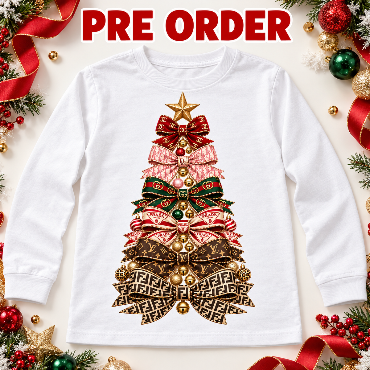 PRE ORDER Christmas tree t shirt