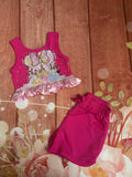 5y princess shorts set