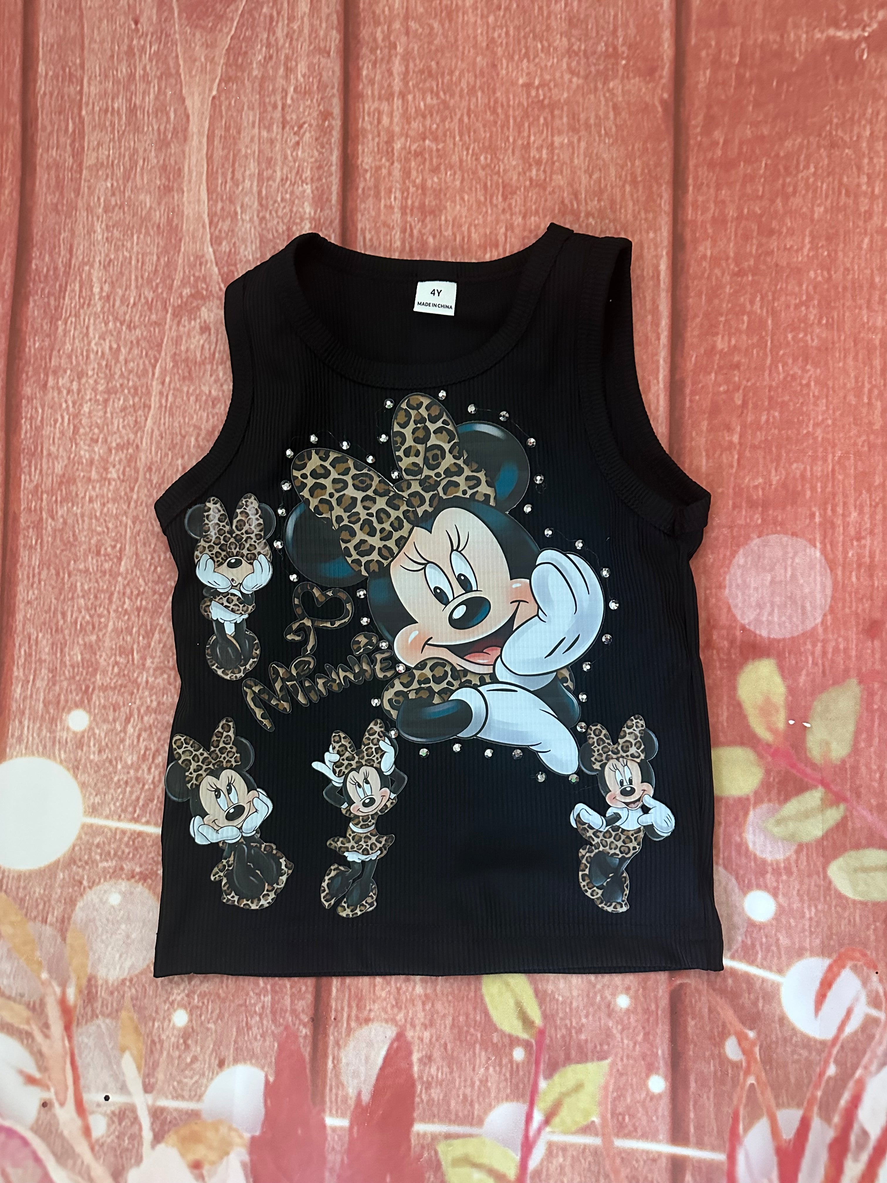 4y Minnie safari animal kingdom tank