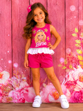 5y Barbie short set