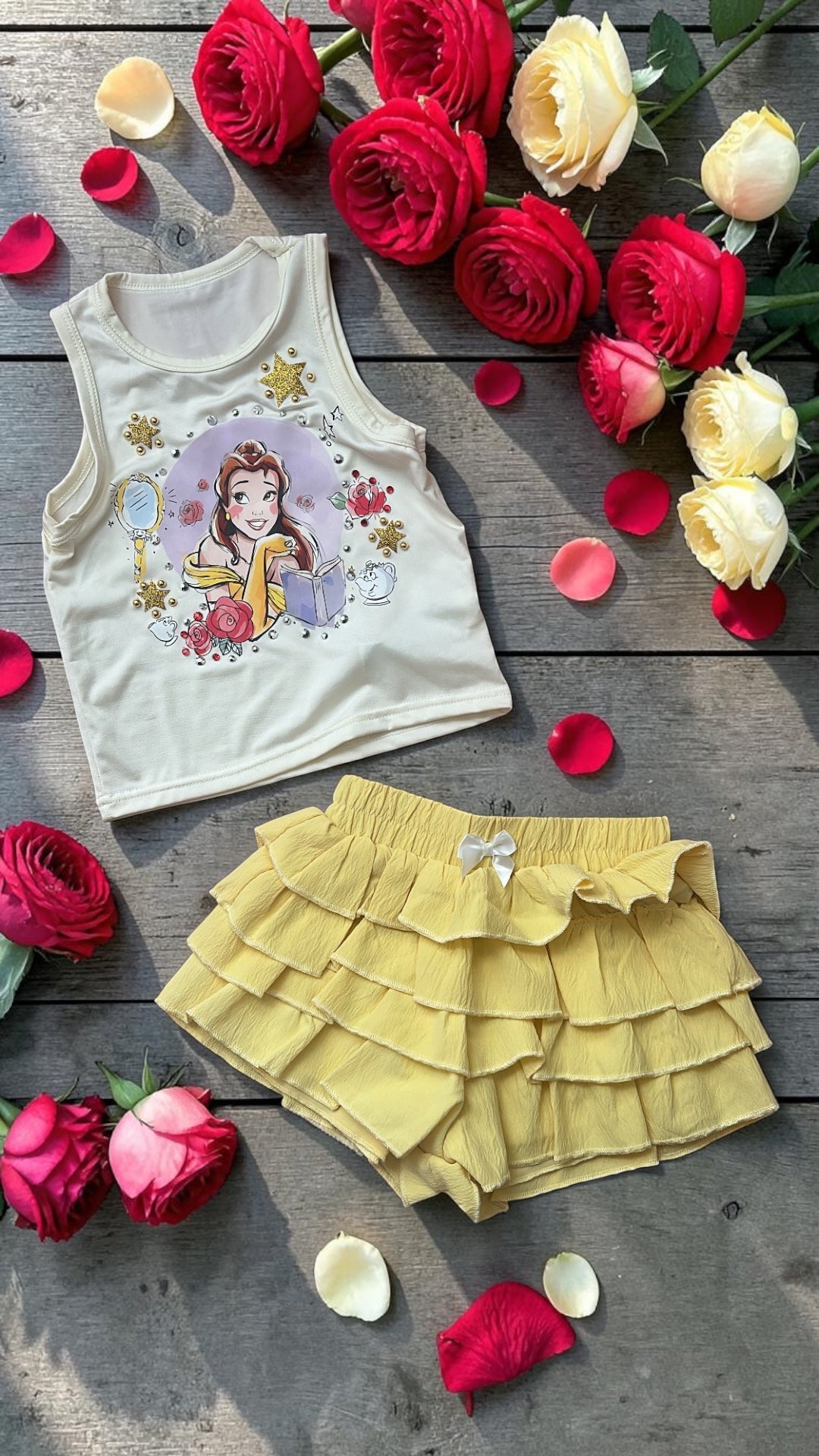 4y Belle short set