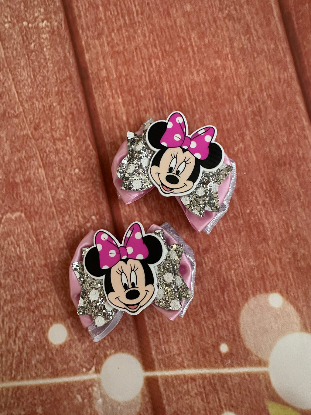 Minnie mouse piggy hair Clip