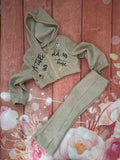 2/3 beauty and the beast zip up set