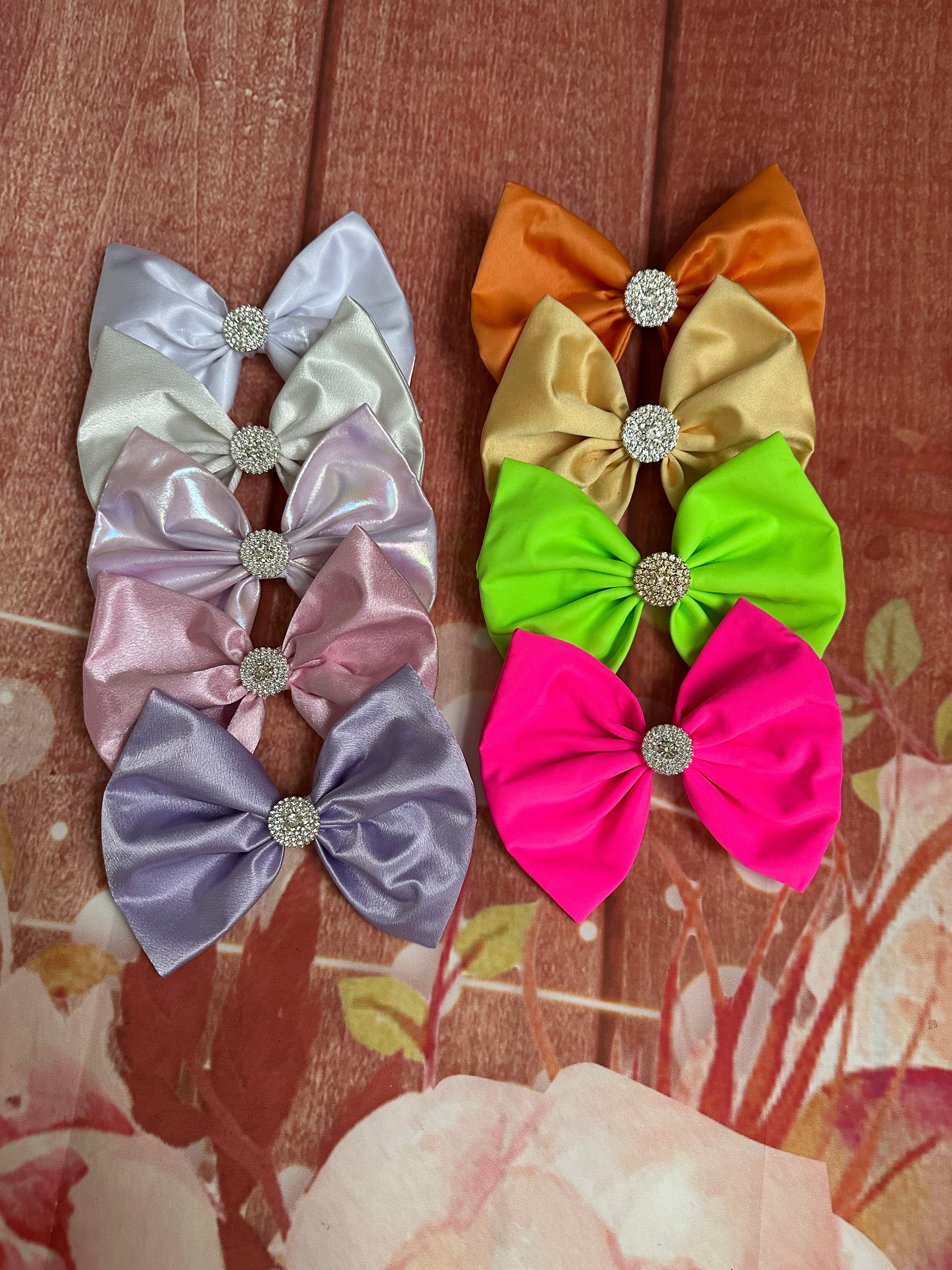5 inch Solid color hair bow