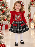 2/3 reindeer set with hair clip