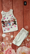 3y spice girls short set