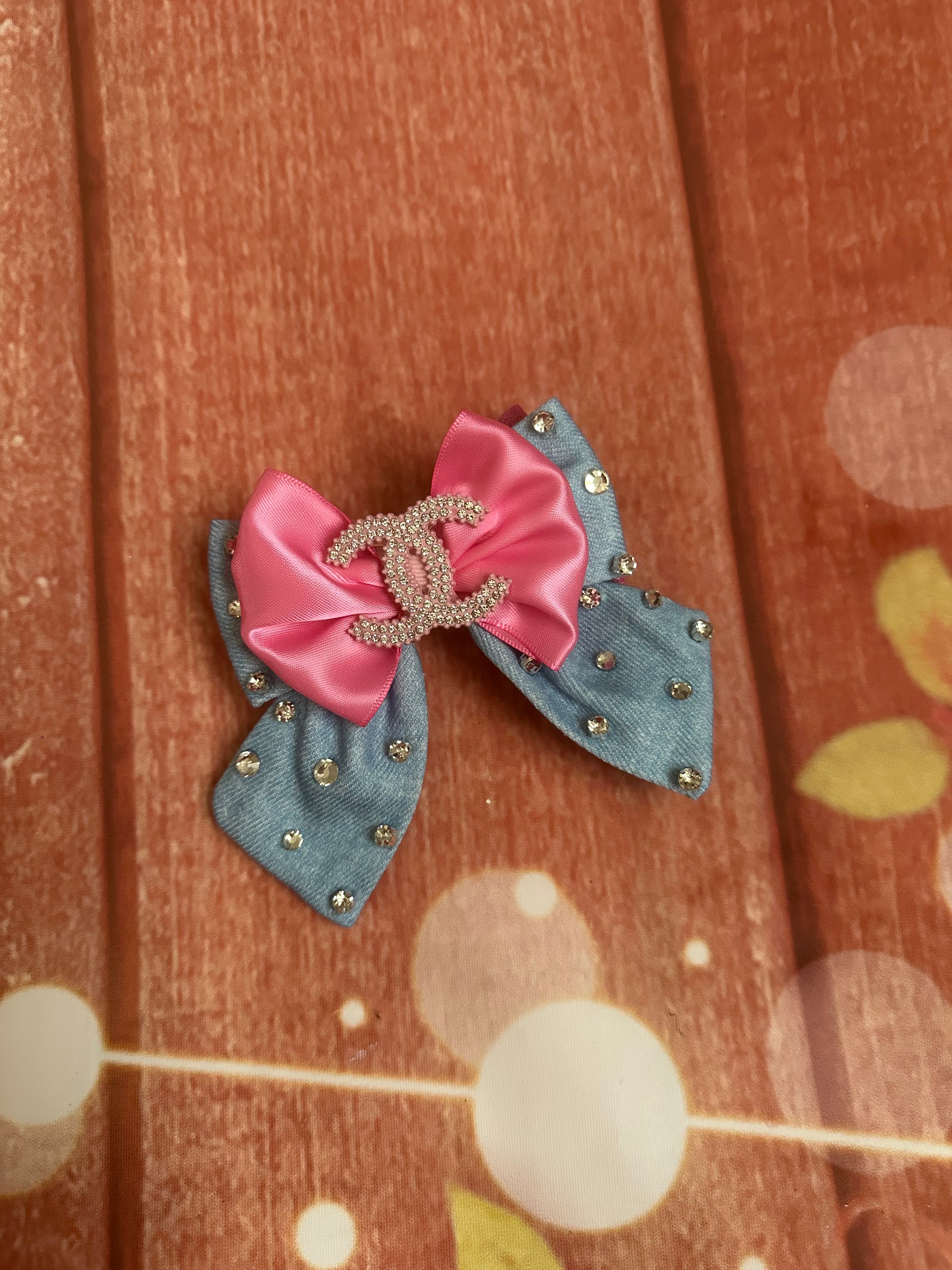 Cc denim piggy clip