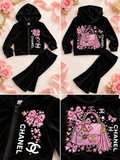 18/24 cc velour set