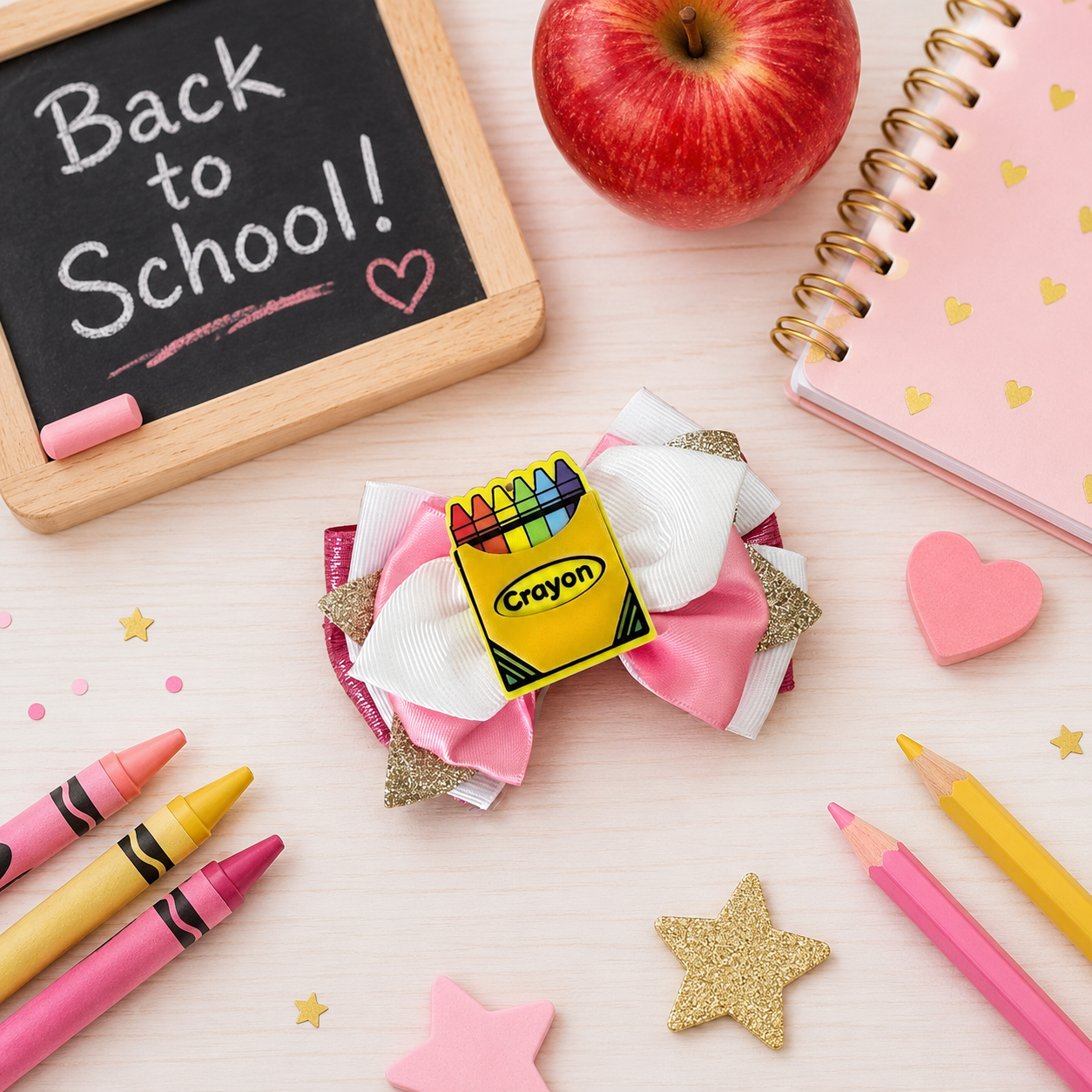 Back to school piggy clip