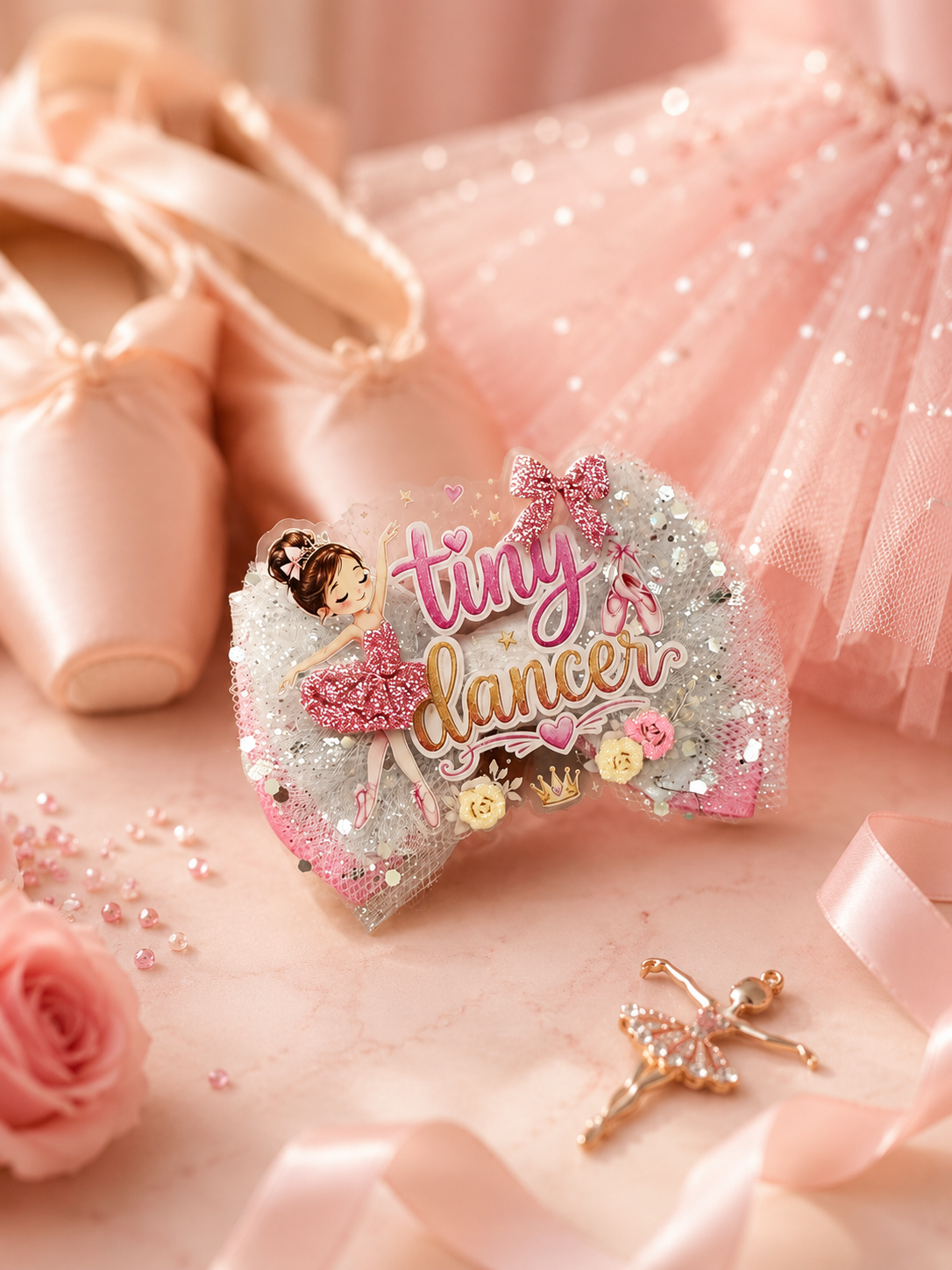 Ballerina piggy clip