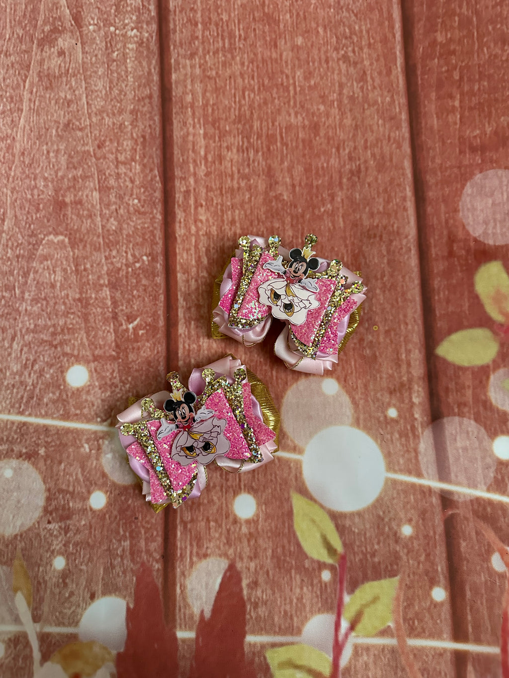 Minnie Mouse Princess piggy clip
