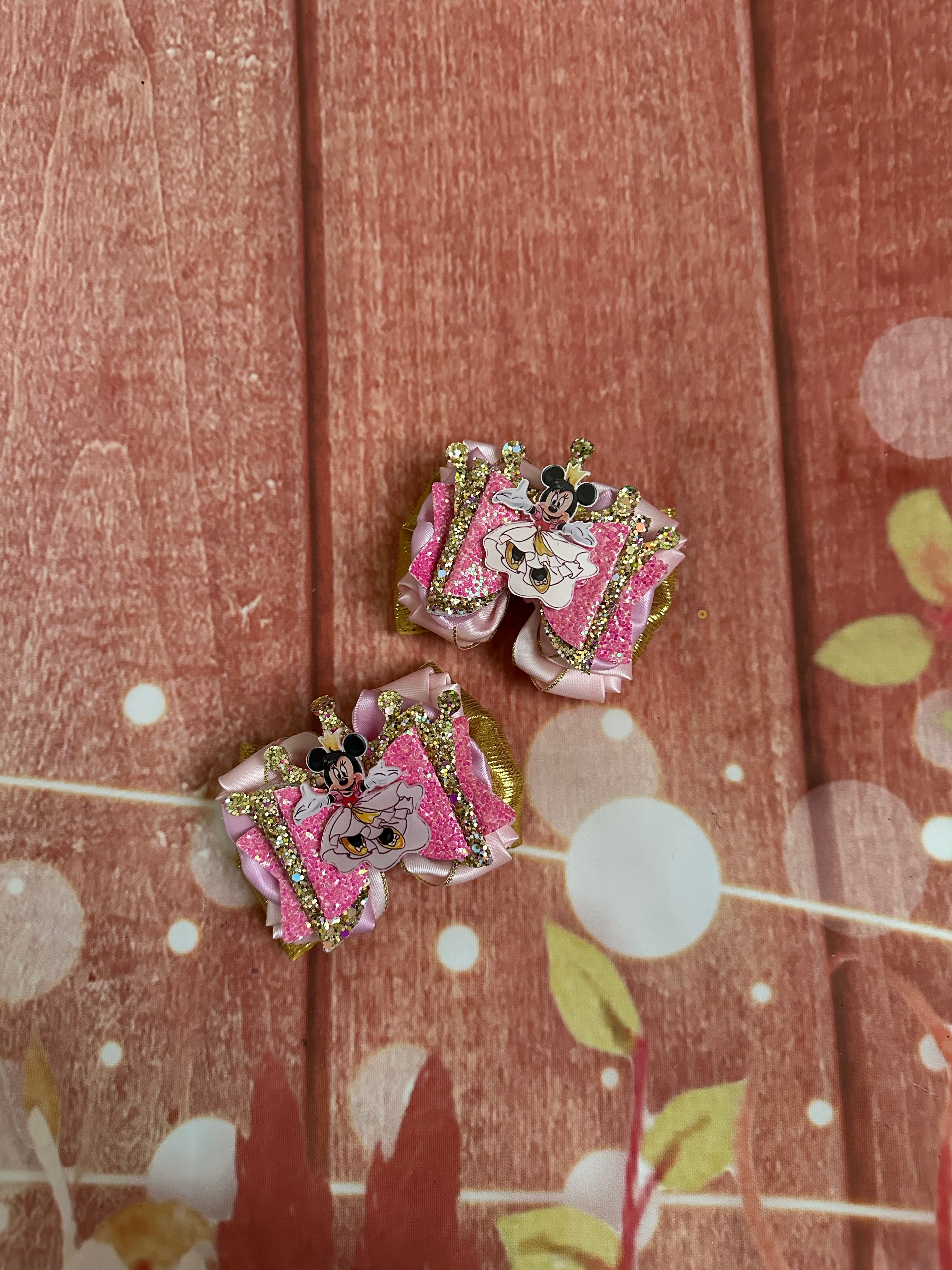 Minnie Mouse Princess piggy clip