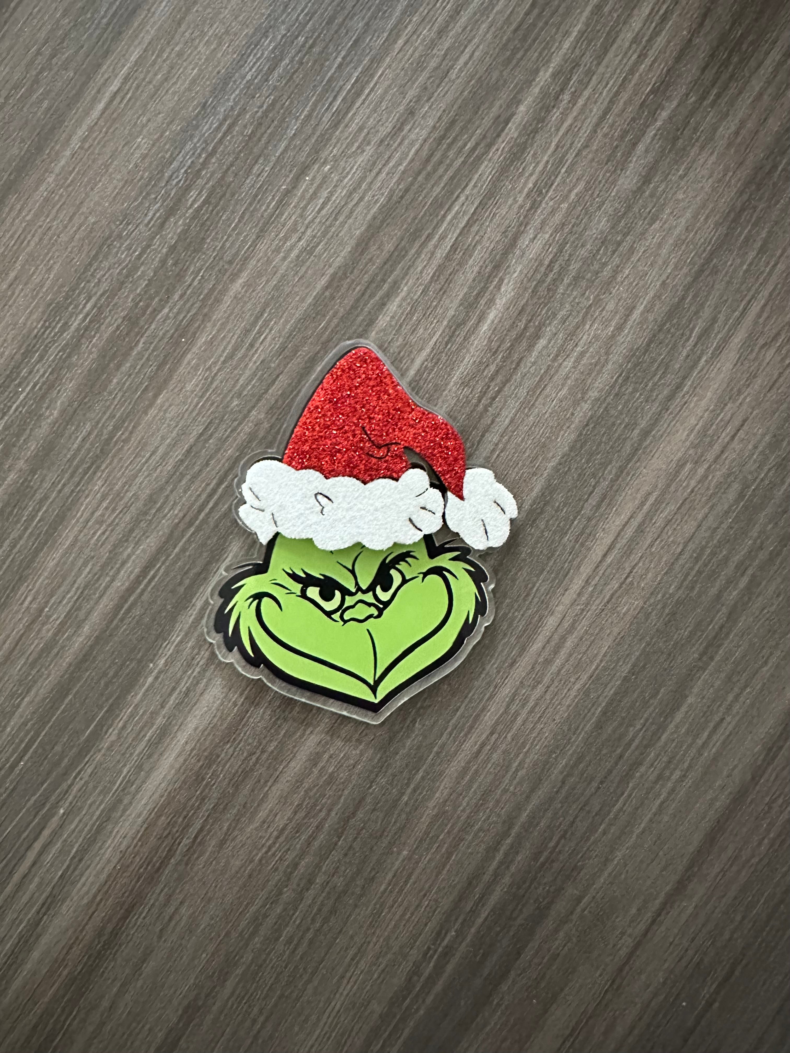 Velcro center Christmas grinch