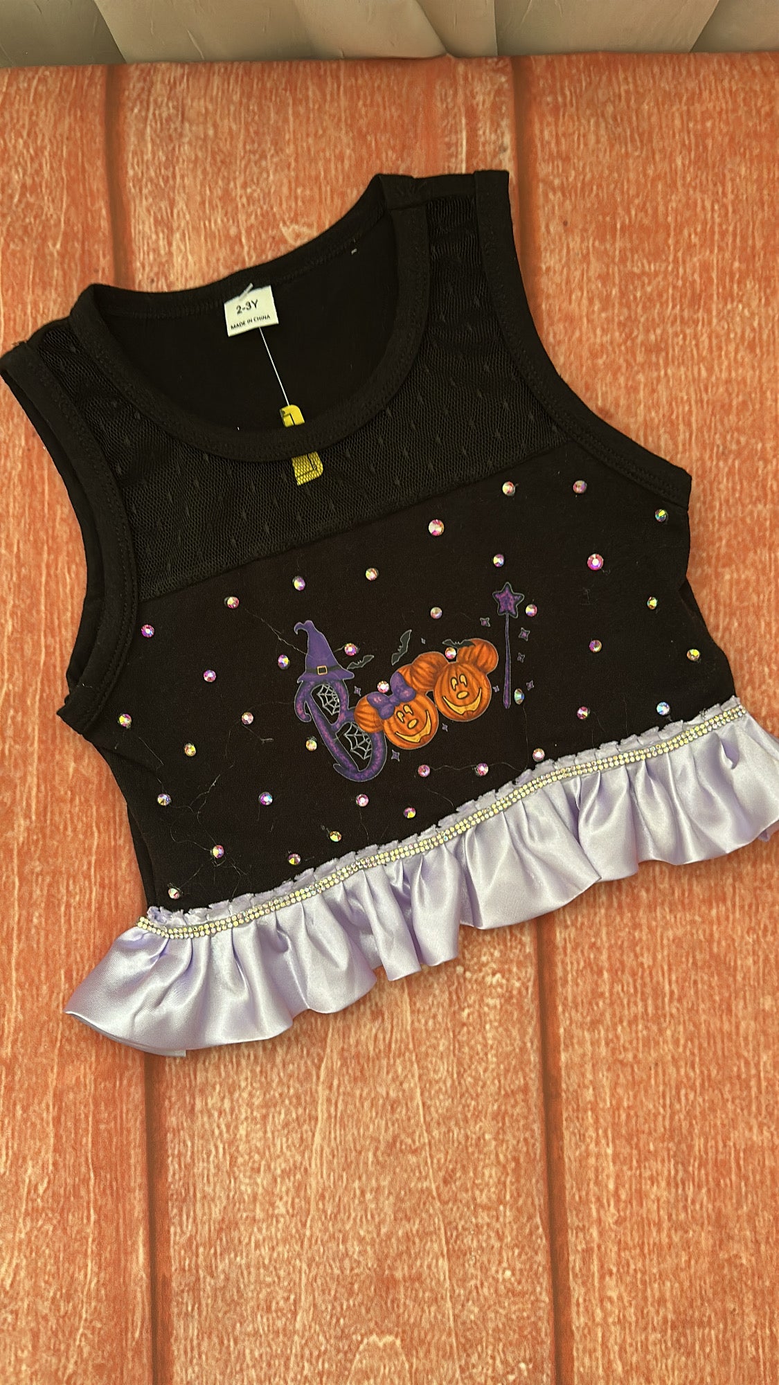 2/3 Halloween skirt set