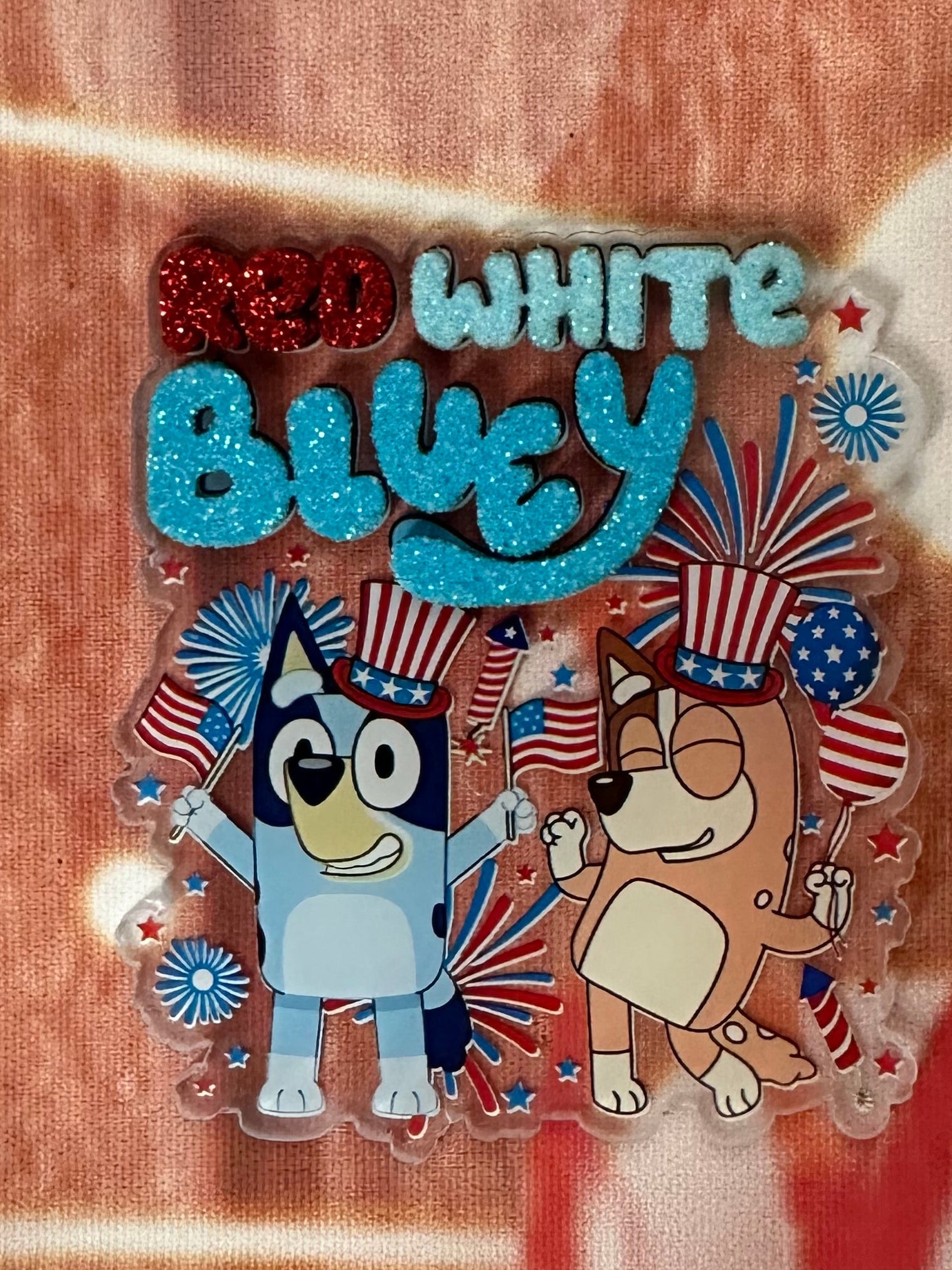 Velcro center Bluey