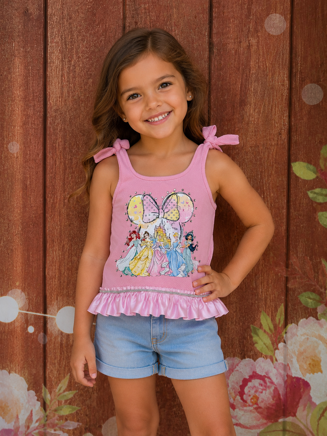 6y princess crop top