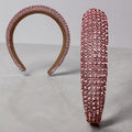 Pink Crystal hard headband