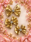 Gold foil hair clip