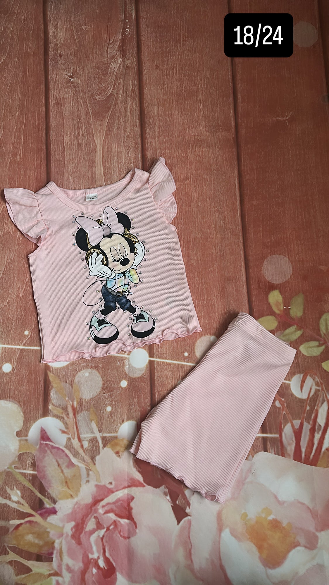 18/24 Minnie short set
