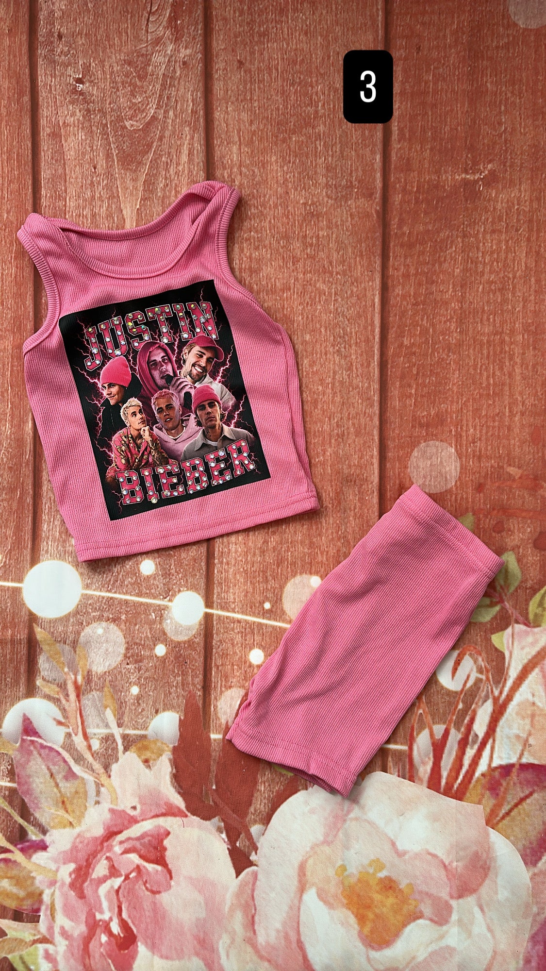 3y Justin Bieber short set