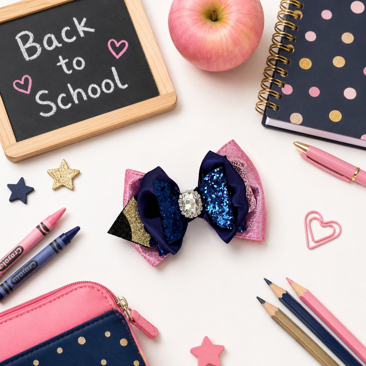 Back to school piggy clip
