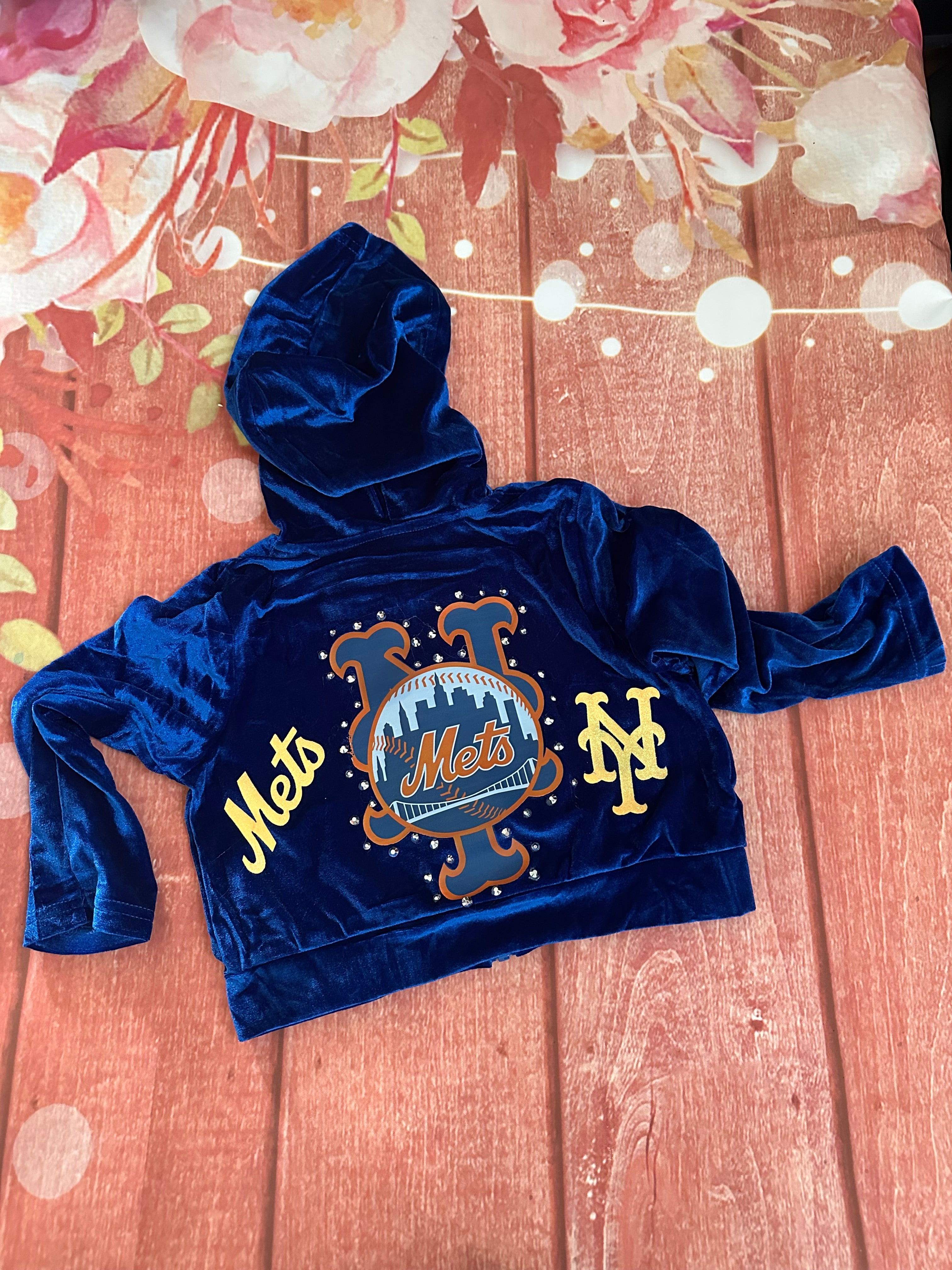 5y Mets zip up set