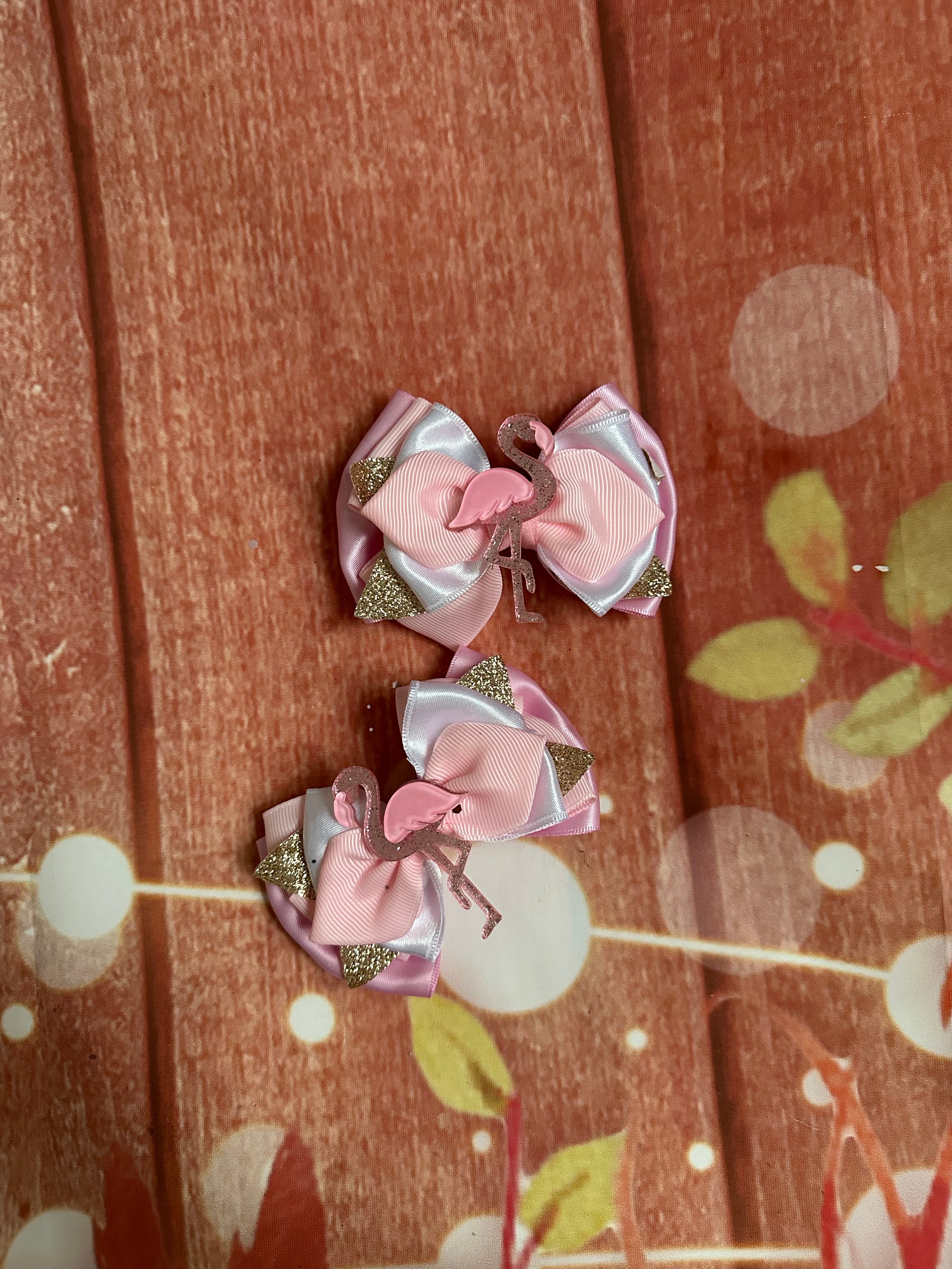 Flamingo piggy set