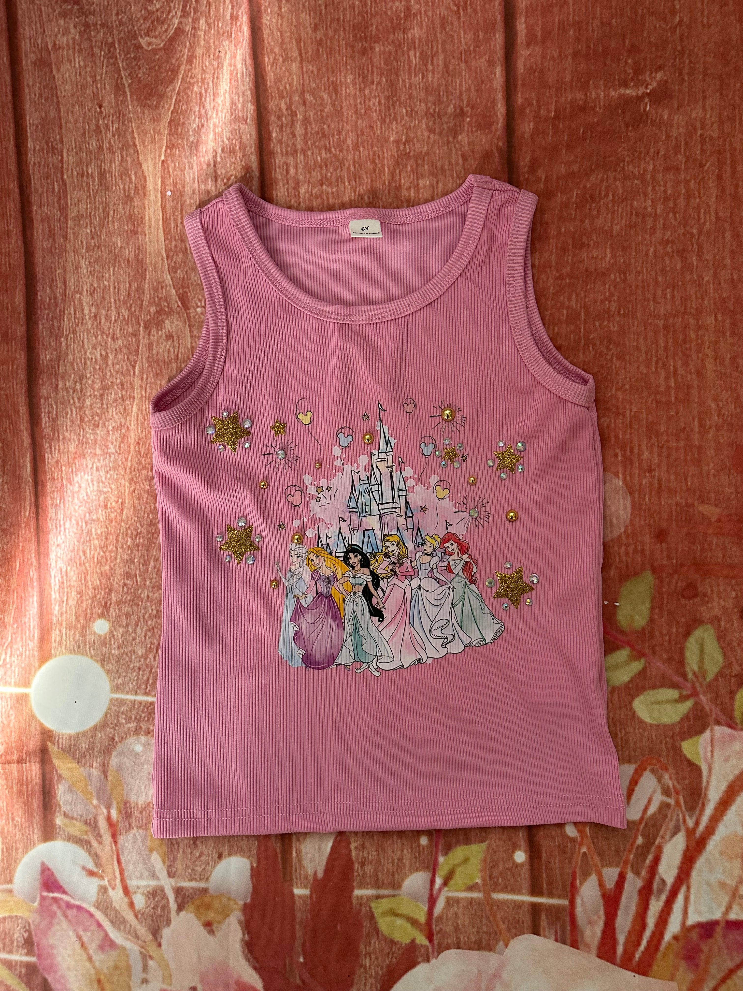 6y princess tank top